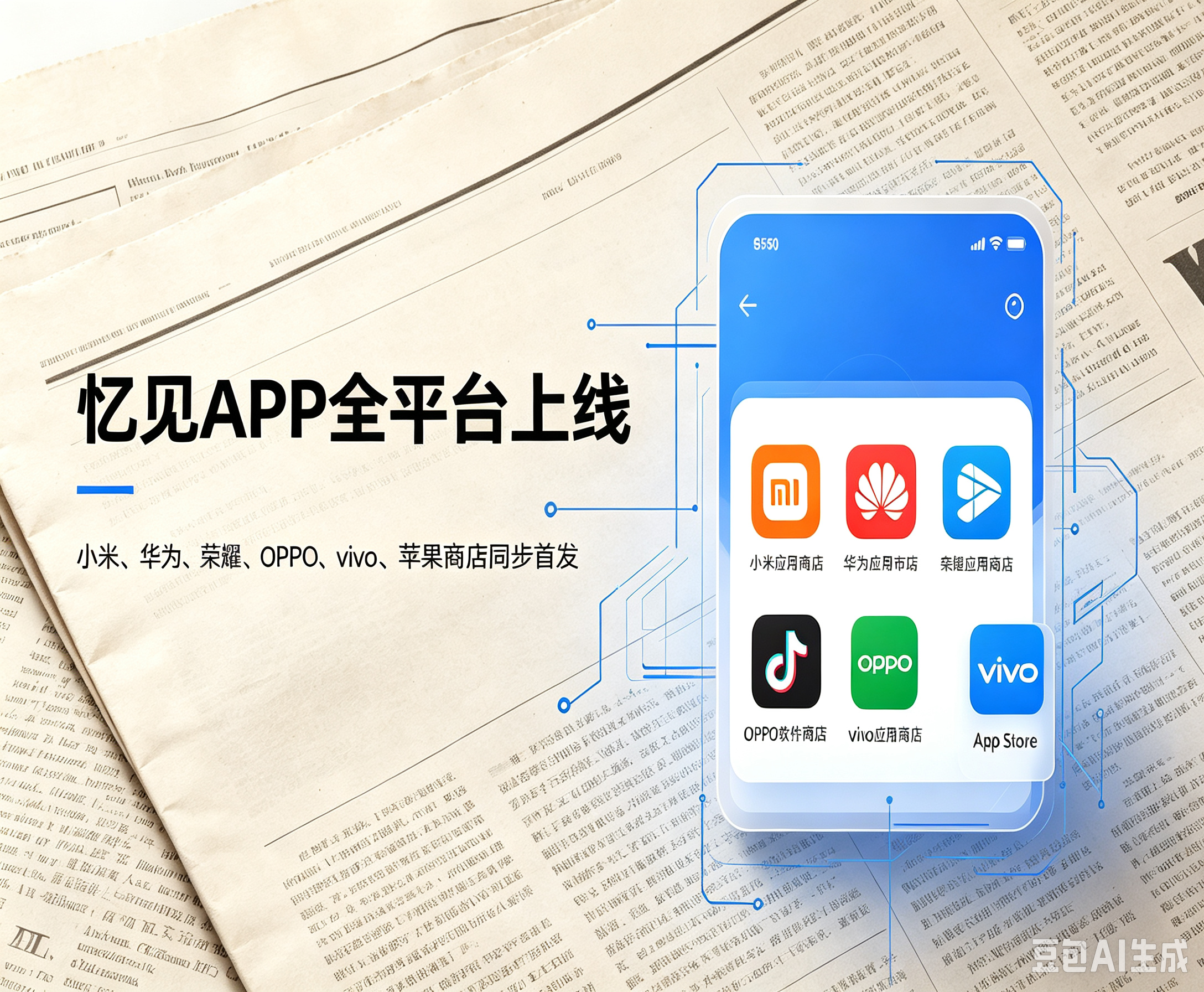 忆见APP全平台上线：小米、华为、荣耀、OPPO、vivo、苹果商店同步首发